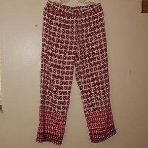 Women pull up pants